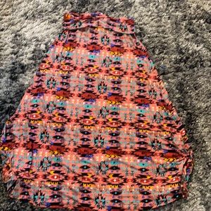 Aztec print a line maxi skirt - lularoe